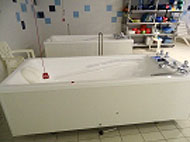 Nouvelles baignoires pour la balnéothérapie du PMPR 