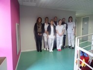 Equipe hospitalisation de jour SSR pédiatrique hôpital de Freyming